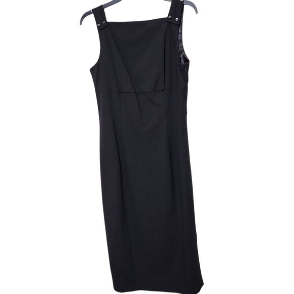 Isaac Mizrahi Sheath Dress For Women Size 10 Black Sleeveless Lined Side Zip - Picture 1 of 13